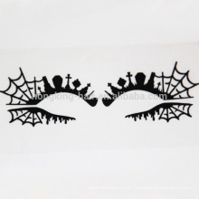 Teia de aranha Olhos decoração etiqueta olho sombra compõem crytal adesivo etiqueta do tatuagem